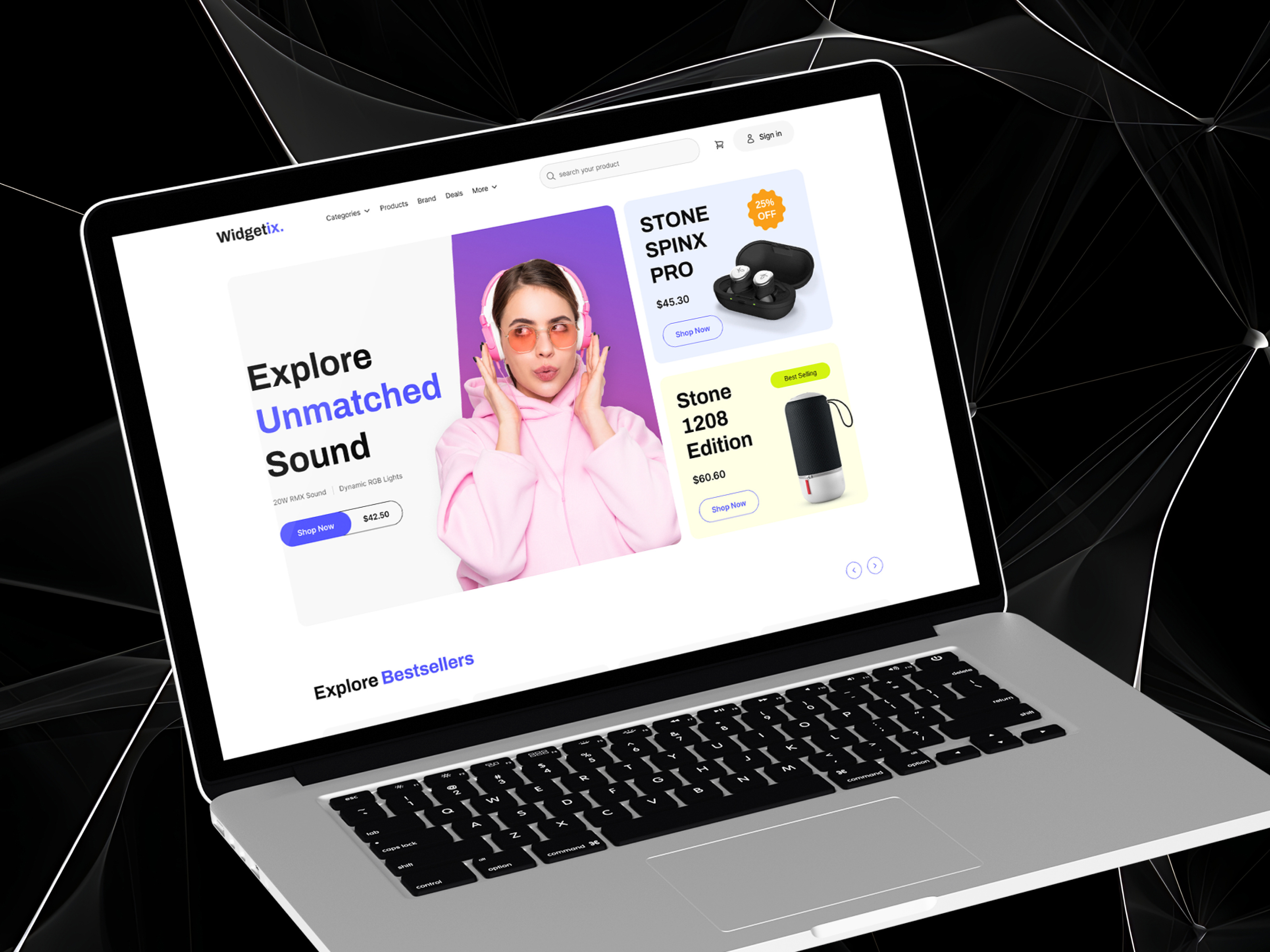 Example of Website UI/UX Design